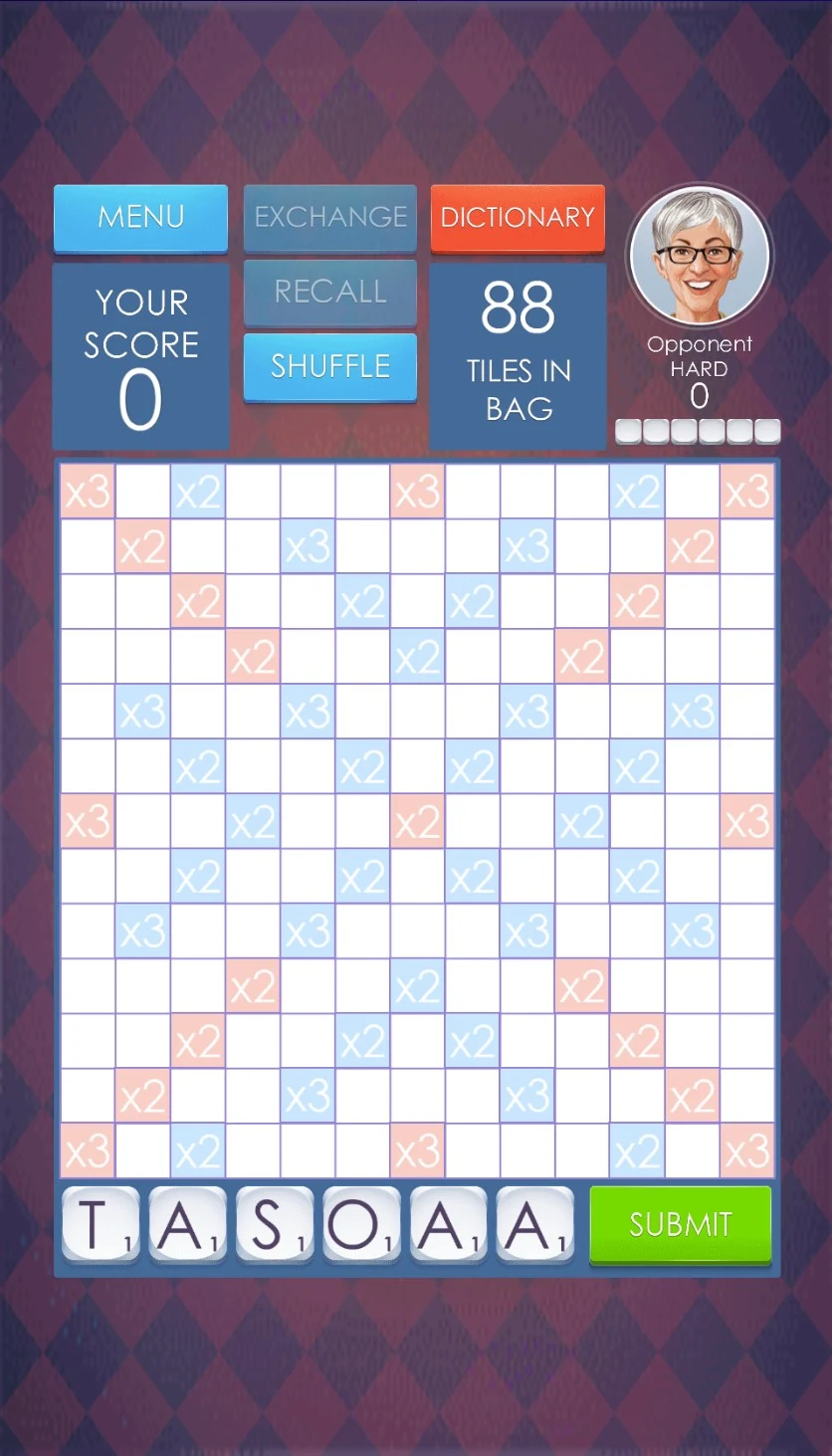 Outspell start screen
